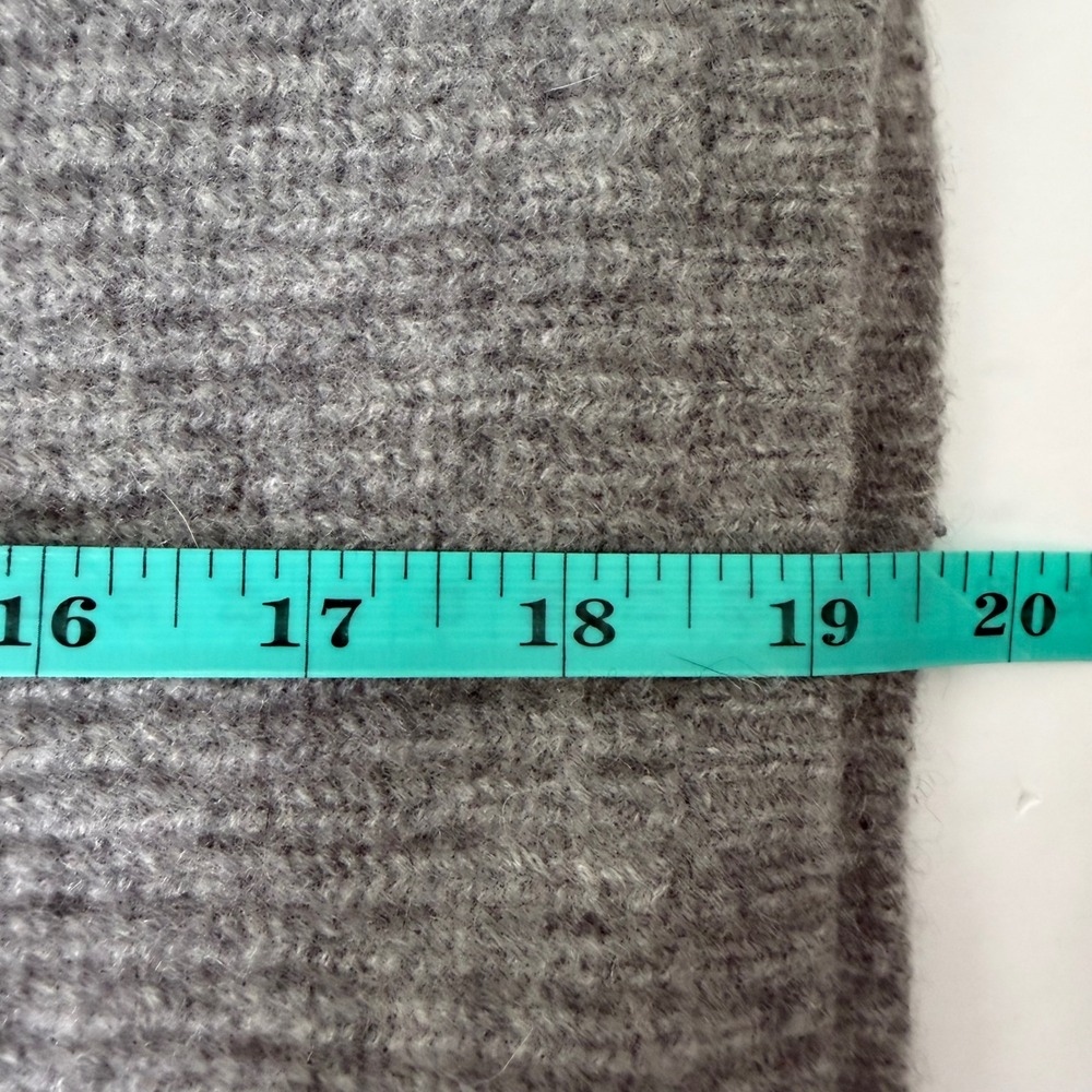 Quince Sweater Women Small Gray 100% Cashmere Ribbed Knit Crewneck Raglan Boxy - Picture 5 of 5